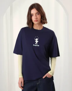 Nude Project Camiseta Lil'Rebel Azul Marino Hot
