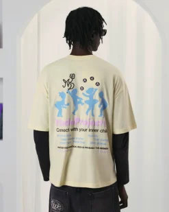 Nude Project Camiseta Lil'Rebel Blanco Crema Sale