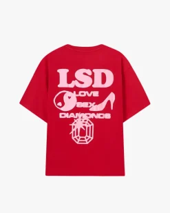 Nude Project Camiseta Love SD Roja Clearance