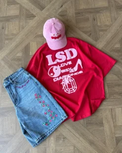 Nude Project Camiseta Love SD Roja Clearance