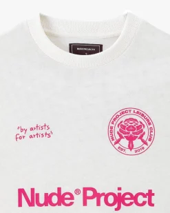 Nude Project Camiseta Manga Larga Patty Waffle Blanca Outlet