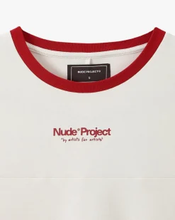 Nude Project Camiseta Manga Larga Vintage Sports Blanca Outlet