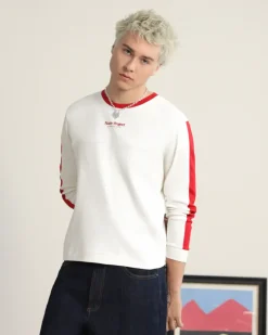 Nude Project Camiseta Manga Larga Vintage Sports Blanca Outlet