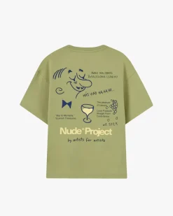 Nude Project Camiseta Más Vino Verde New