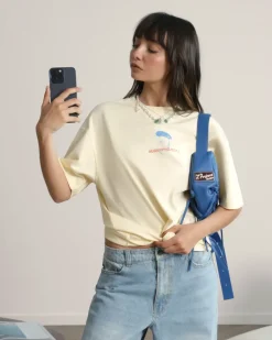 Nude Project Camiseta Mushroom Amarilla Best