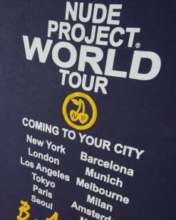 Nude Project Camiseta Nude Tour Azul Marino Best
