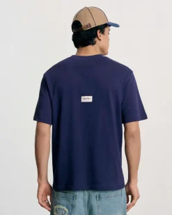 Nude Project Camiseta Origins Azul Marino