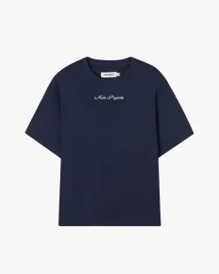 Nude Project Camiseta Peach Azul Marino Discount