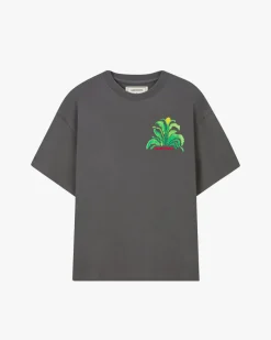 Nude Project Camiseta Plant Gris Oscuro
