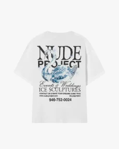Nude Project Camiseta Sculpture Blanca Discount