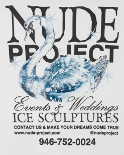 Nude Project Camiseta Sculpture Blanca Discount