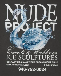 Nude Project Camiseta Sculpture Gris Oscuro New