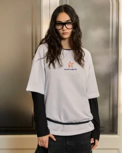 Nude Project Camiseta Seoul Blanca Hot