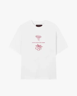 Nude Project Camiseta Swan Garden Blanca Discount
