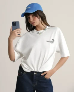 Nude Project Camiseta Tennis Blanca Clearance