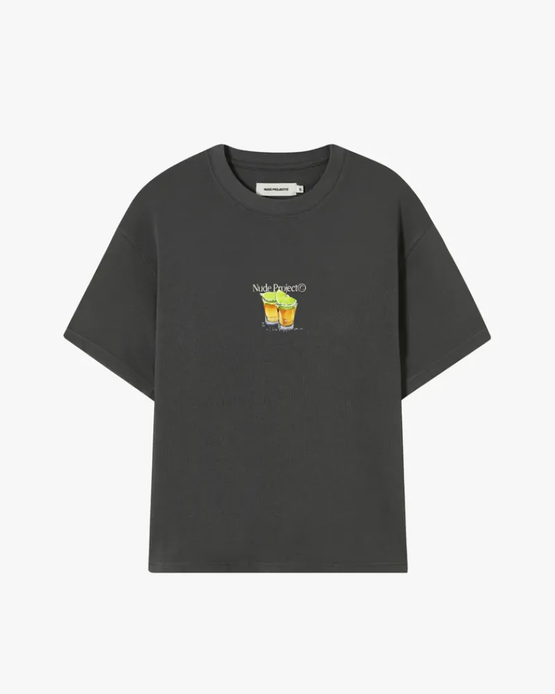 Nude Project Camiseta Tequila Gris Oscuro Sale
