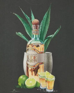 Nude Project Camiseta Tequila Gris Oscuro Sale