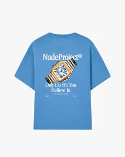 Nude Project Camiseta Time Azul Clearance