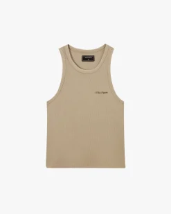 Nude Project Camiseta Tirantes Ss24 Beige/Gris Oscuro Online