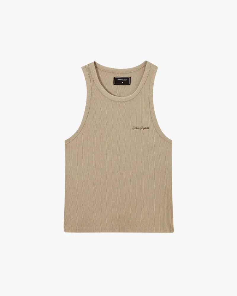 Nude Project Camiseta Tirantes Ss24 Beige/Gris Oscuro Online