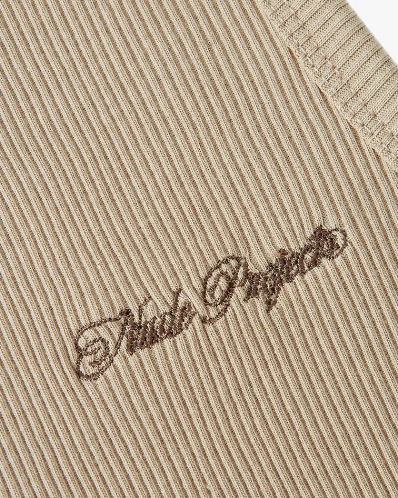 Nude Project Camiseta Tirantes Ss24 Beige/Gris Oscuro Online