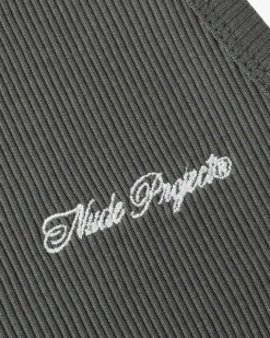 Nude Project Camiseta Tirantes Ss24 Beige/Gris Oscuro Online