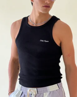 Nude Project Camiseta Tirantes Ss24 Blanco/Negro Clearance