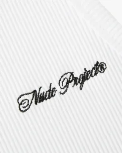 Nude Project Camiseta Tirantes Ss24 Blanco/Negro Clearance