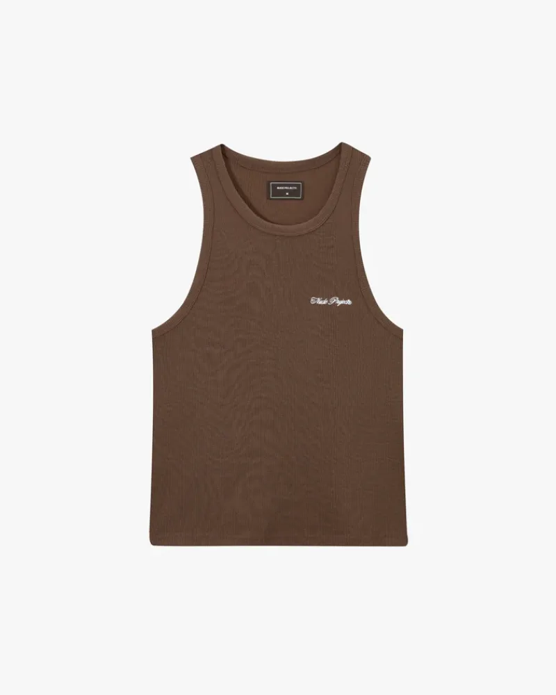 Nude Project Camiseta Tirantes Ss24 Verde/Marrón Hot