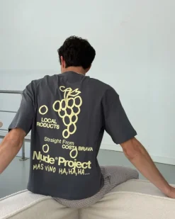 Nude Project Camiseta Viña Gris Oscuro Sale