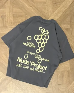 Nude Project Camiseta Viña Gris Oscuro Sale
