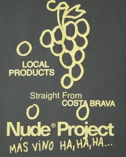 Nude Project Camiseta Viña Gris Oscuro Sale