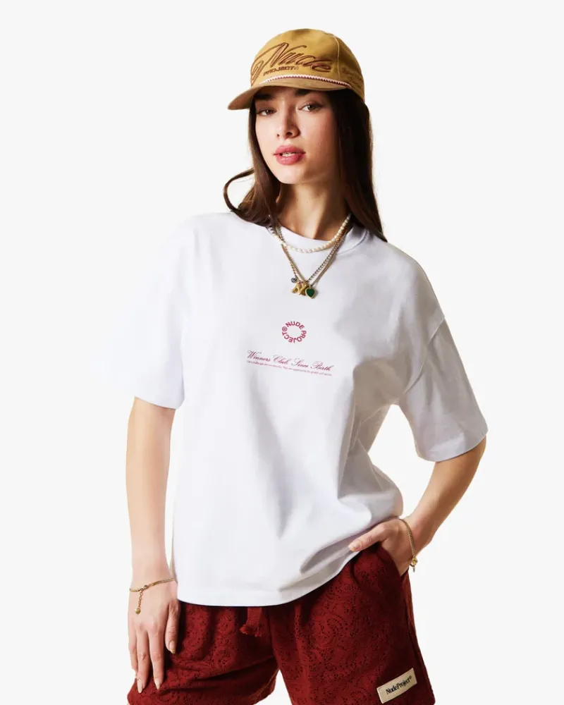 Nude Project Camiseta Virginity Blanca Discount
