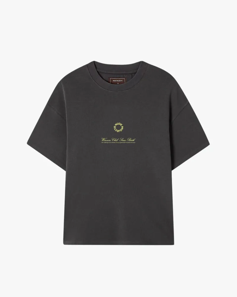 Nude Project Camiseta Virginity Gris Oscuro Discount