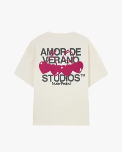 Nude Project Camiseta Xoxo Blanco Crema