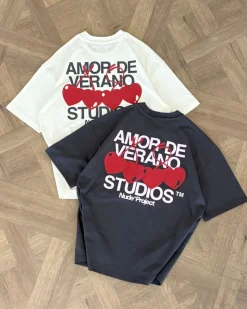 Nude Project Camiseta Xoxo Blanco Crema