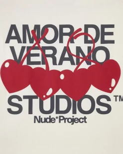 Nude Project Camiseta Xoxo Blanco Crema