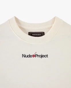 Nude Project Camiseta Xoxo Blanco Crema