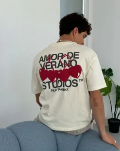 Nude Project Camiseta Xoxo Blanco Crema