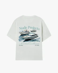 Nude Project Camiseta Yatch Club Blanca Outlet