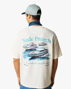 Nude Project Camiseta Yatch Club Blanca Outlet