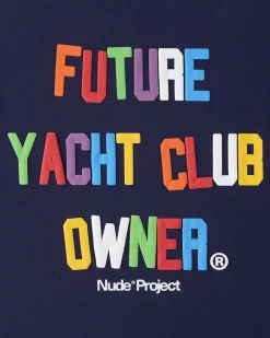Nude Project Camiseta Yate Azul Marino
