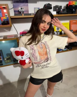 Nude Project Camiseta Yeehaw Blanco Crema Best