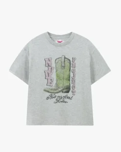 Nude Project Camiseta Yeehaw Gris Clearance