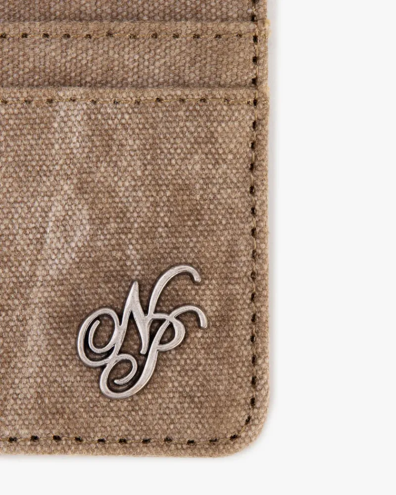 Nude Project Canvas Cardholder Brown Best