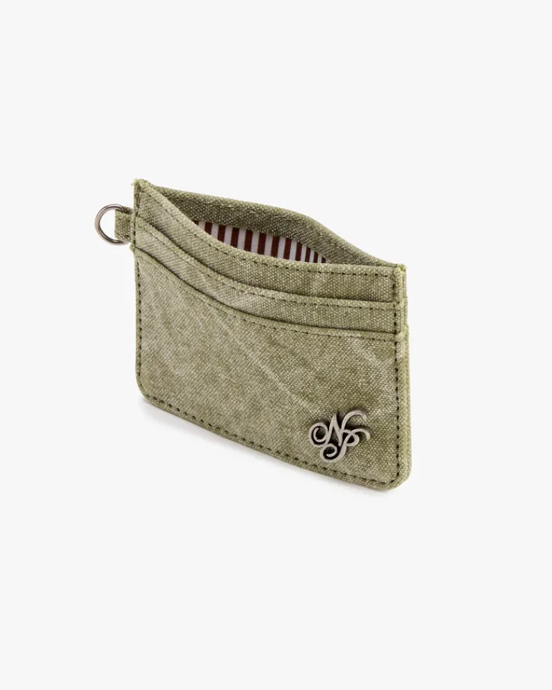 Nude Project Canvas Cardholder Green Best