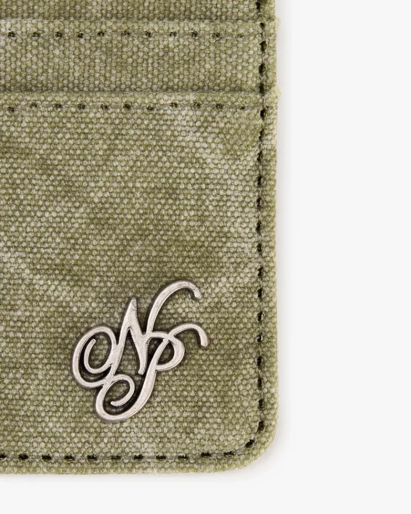 Nude Project Canvas Cardholder Green Best