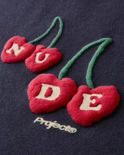 Nude Project Cerise Top Navy New