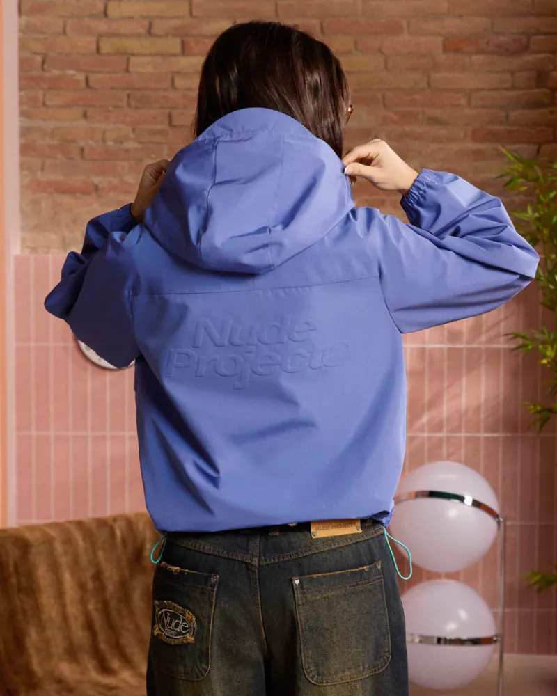 Nude Project Chaqueta Cortavientos Milestones Azul Discount