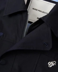 Nude Project Chaqueta Flap Twill Azul Marino Discount